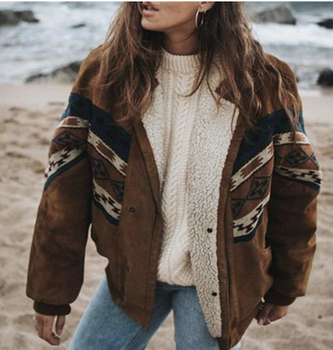 Boho Winterjas voor Vrouwen