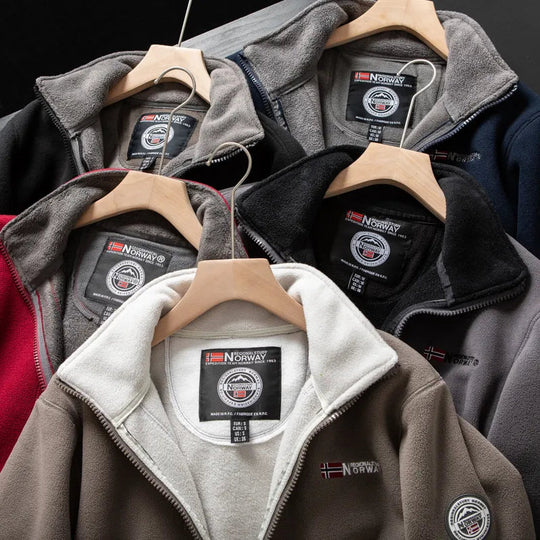 Ultra-Warme Fleece Jas met Rits voor Mannen en Vrouwen
