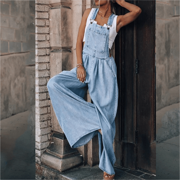 Denim Jumpsuit voor Vrouwen