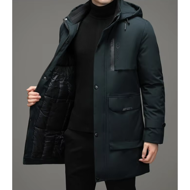 Beschermende Parka-jas met Capuchon voor Mannen