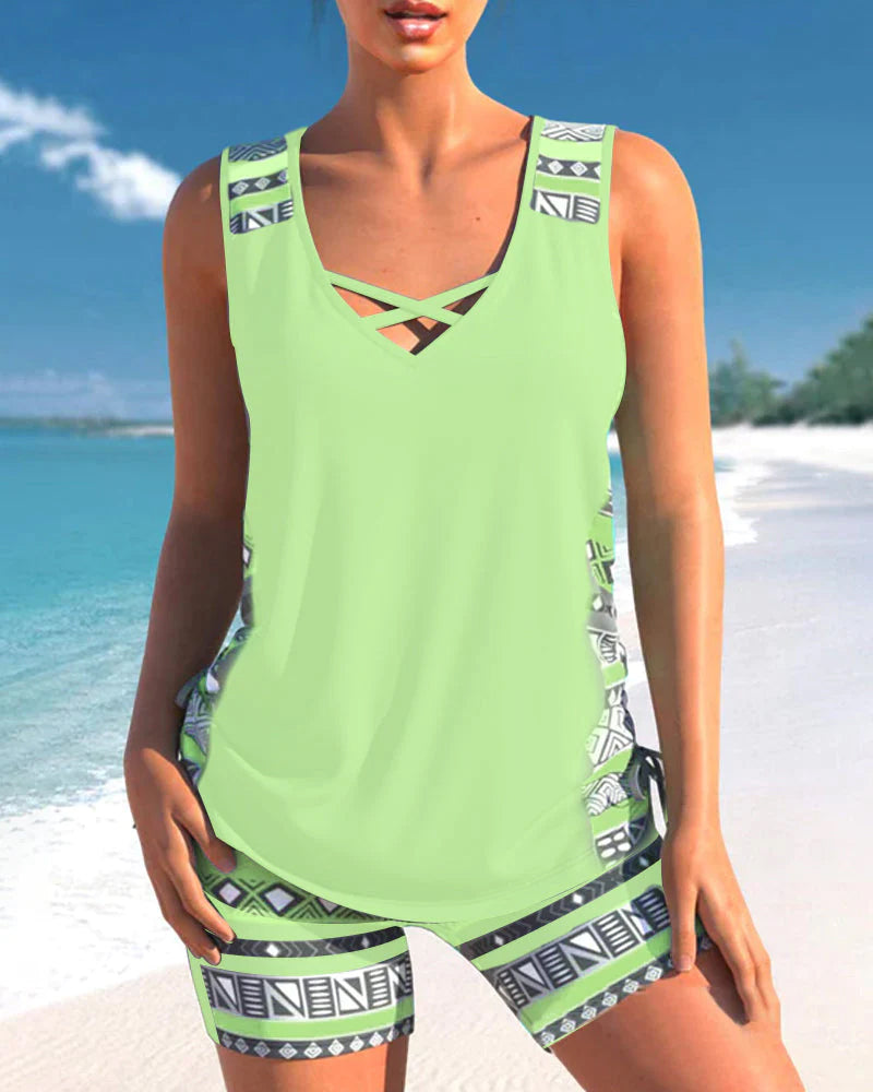 Chique Tankini Zwemkleding Collectie voor Vrouwen