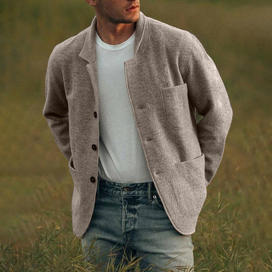Casual Blazer Vest met Knoopsluiting voor Mannen
