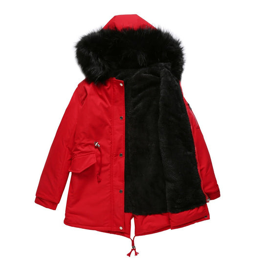 Warme Parka met Capuchon en Faux Fur voor Vrouwen