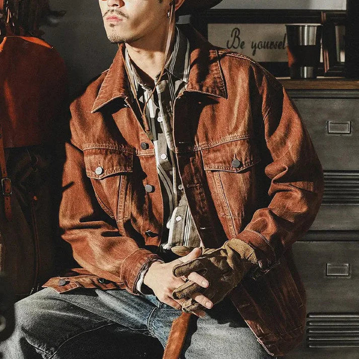 Cowboy Denim Jas voor Mannen