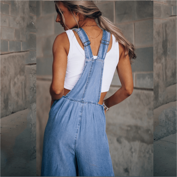 Denim Jumpsuit voor Vrouwen
