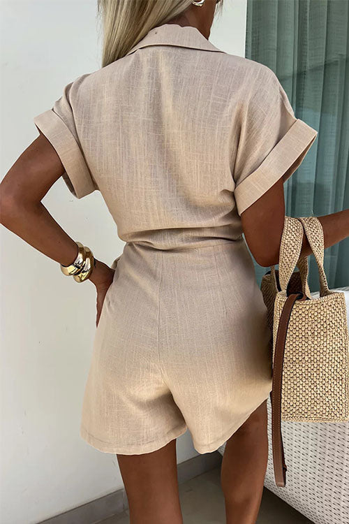 Chic Overall met Korte Mouwen voor Vrouwen