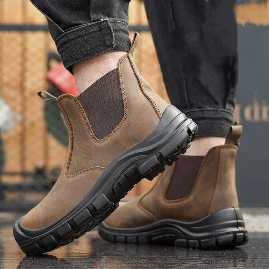 Leren Schoenen Met Stalen Neus Voor Mannen