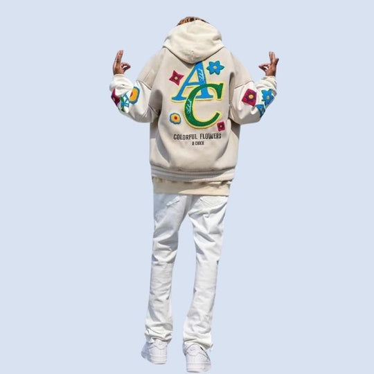 Trendy Varsity Jack met Letterprint voor Mannen
