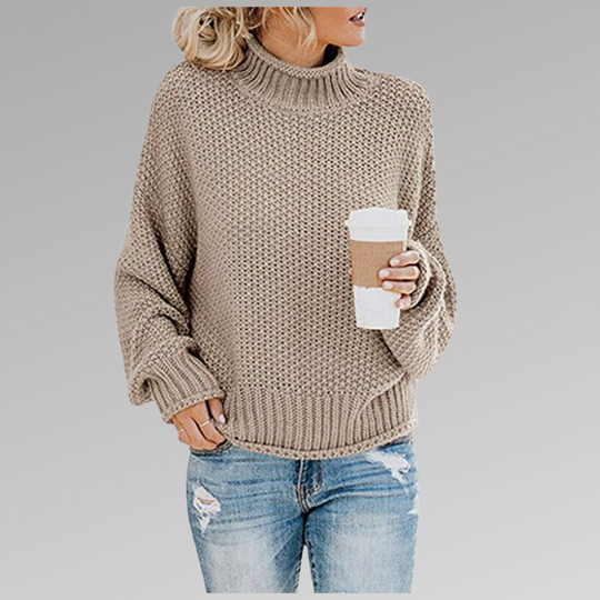 Casual Gebreide Coltrui voor Vrouwen
