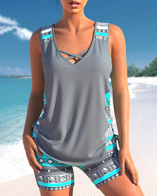 Chique Tankini Zwemkleding Collectie voor Vrouwen