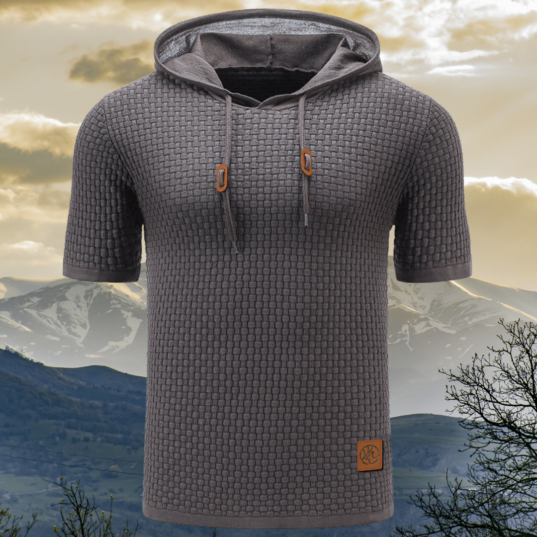 Korte Mouwen Hoodie voor Mannen