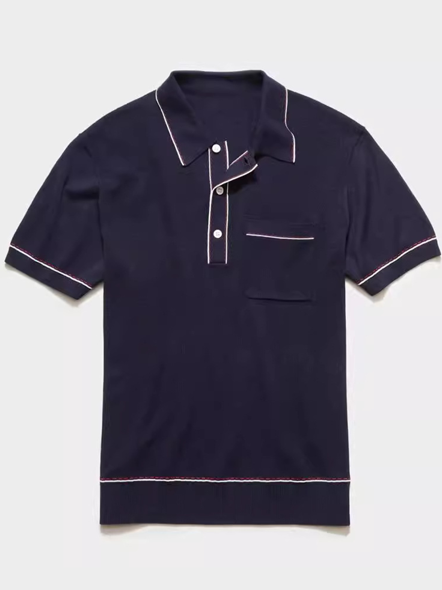 Oud Geld Poloshirt voor Mannen