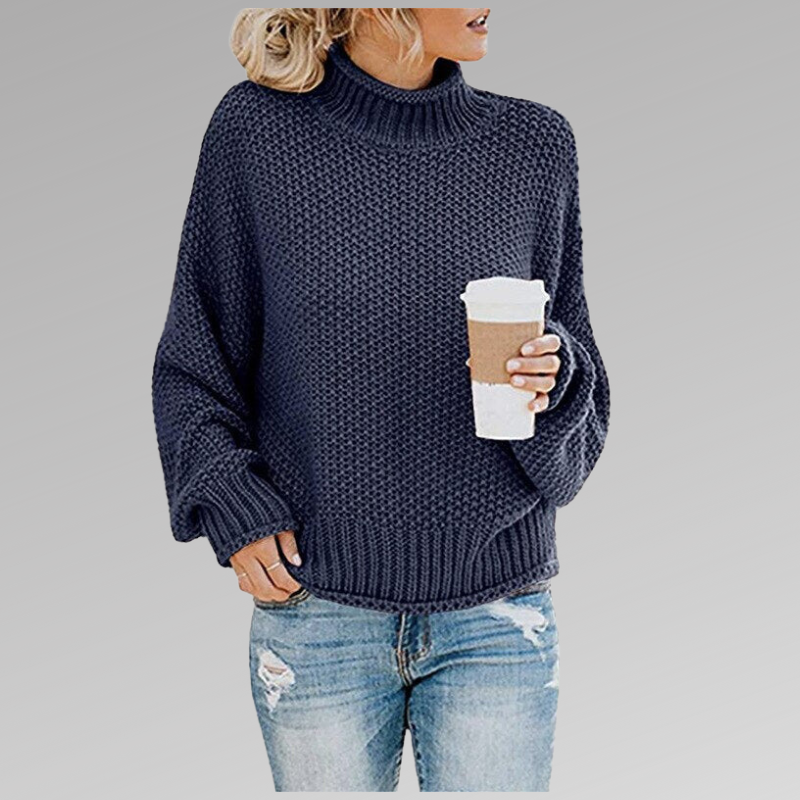 Casual Gebreide Coltrui voor Vrouwen