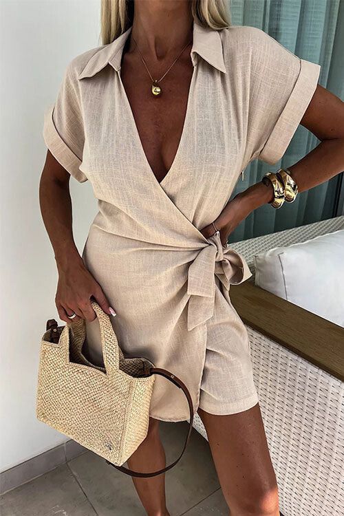 Chic Overall met Korte Mouwen voor Vrouwen