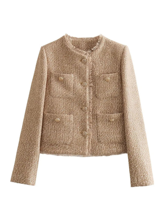 Tweed Jas voor Vrouwen