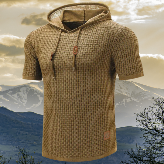 Korte Mouwen Hoodie voor Mannen