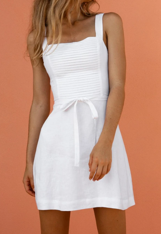 Classy Witte Jurk voor Vrouwen
