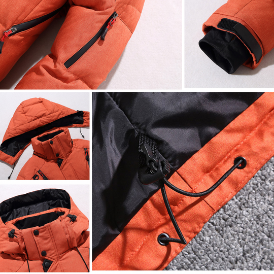 Premium Winterjas met Afneembare Capuchon voor Mannen