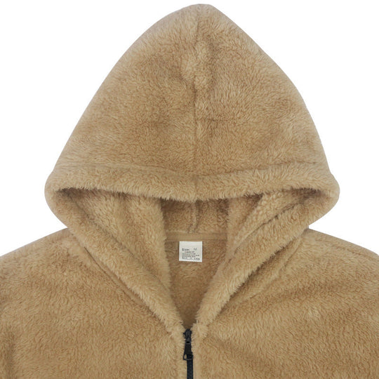 Trendy Teddy Fleece Jas met Zachte Sherpa Stof voor Mannen