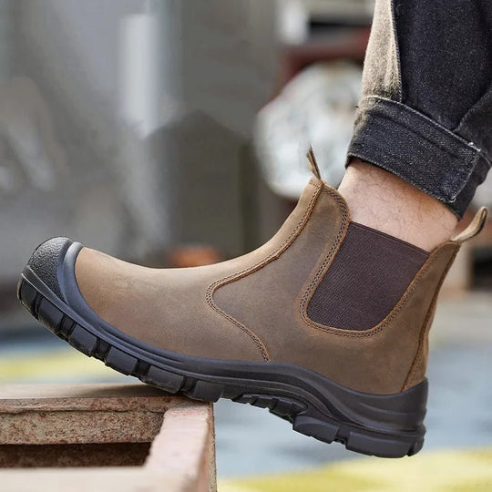 Leren Schoenen Met Stalen Neus Voor Mannen