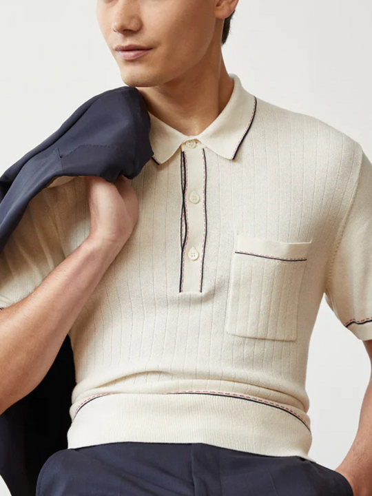 Oud Geld Poloshirt voor Mannen