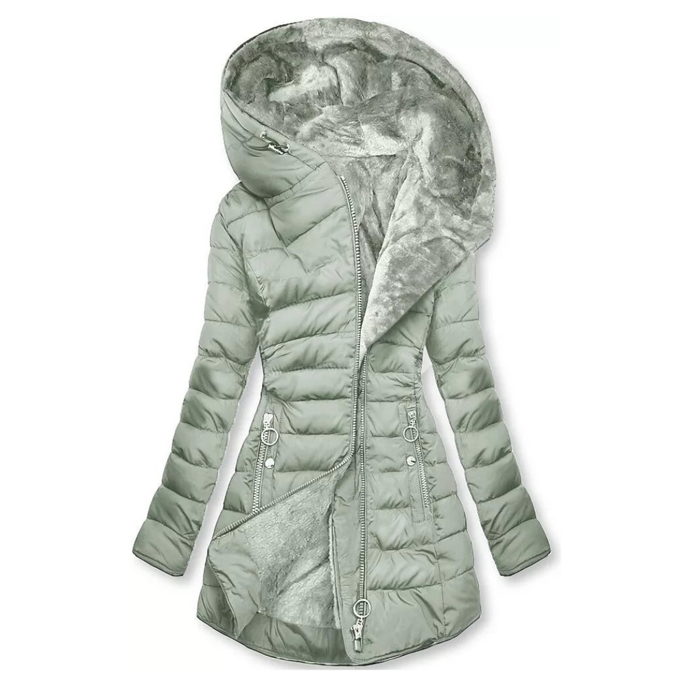 Waterdichte Gevoerde Winterjas voor Vrouwen