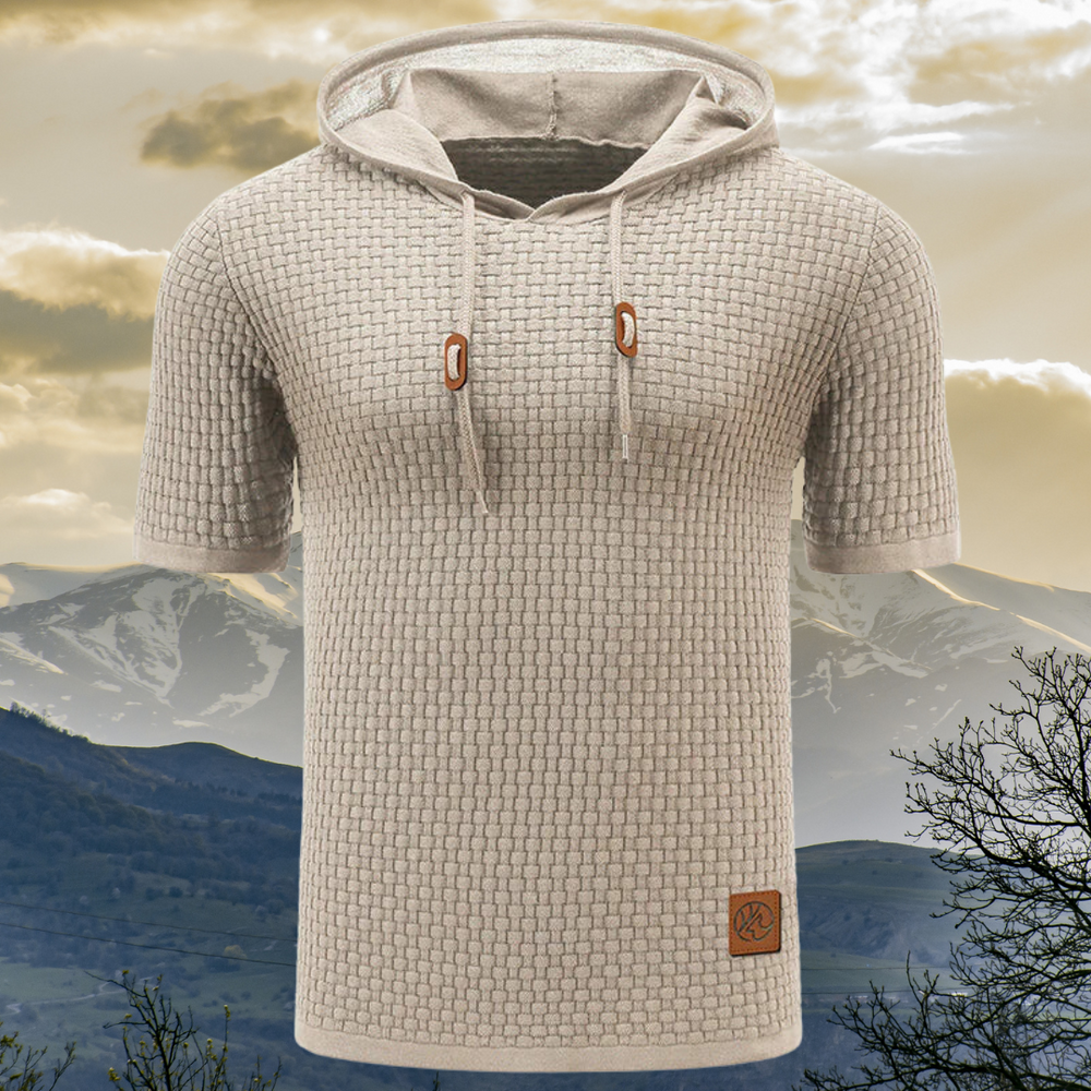 Korte Mouwen Hoodie voor Mannen