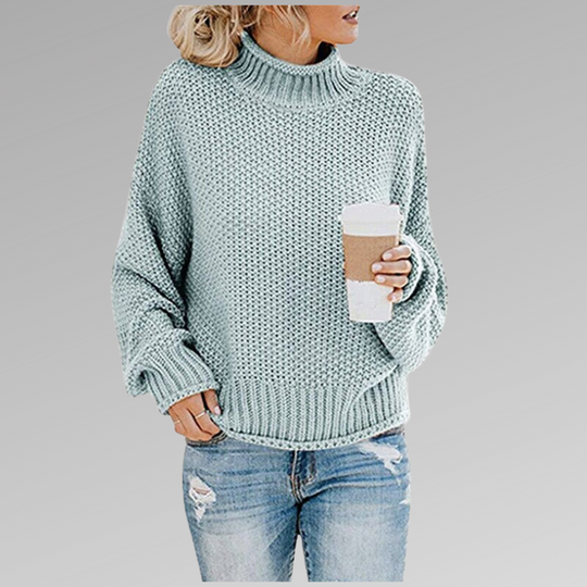 Casual Gebreide Coltrui voor Vrouwen