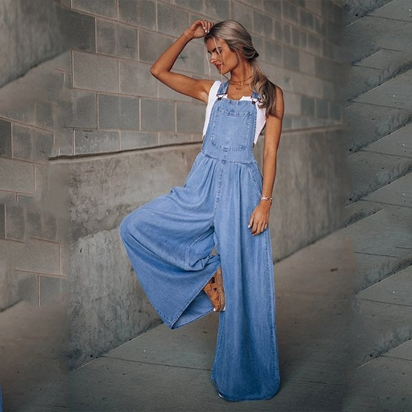 Denim Jumpsuit voor Vrouwen