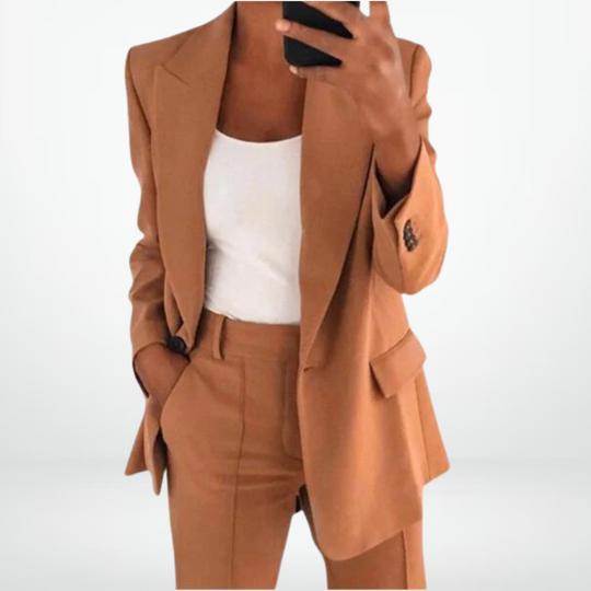 Elegante Blazer & Broek voor Vrouwen