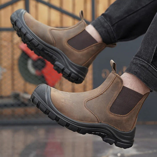 Leren Schoenen Met Stalen Neus Voor Mannen