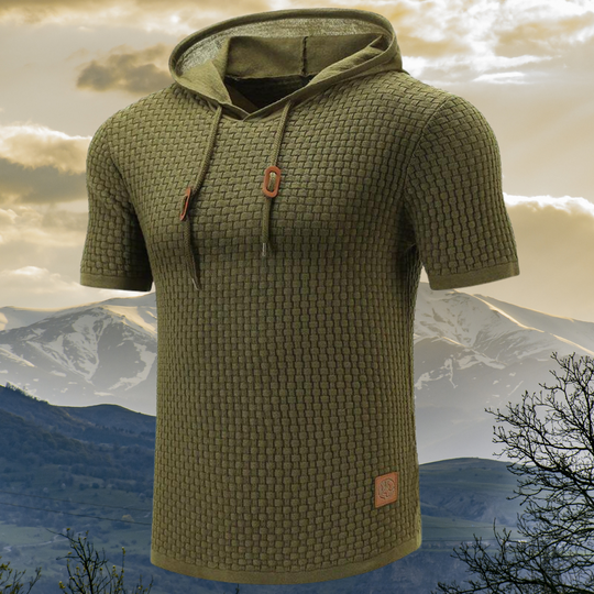 Korte Mouwen Hoodie voor Mannen