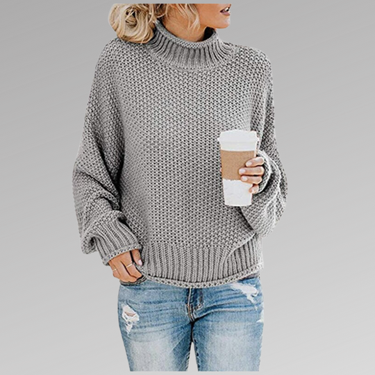 Casual Gebreide Coltrui voor Vrouwen