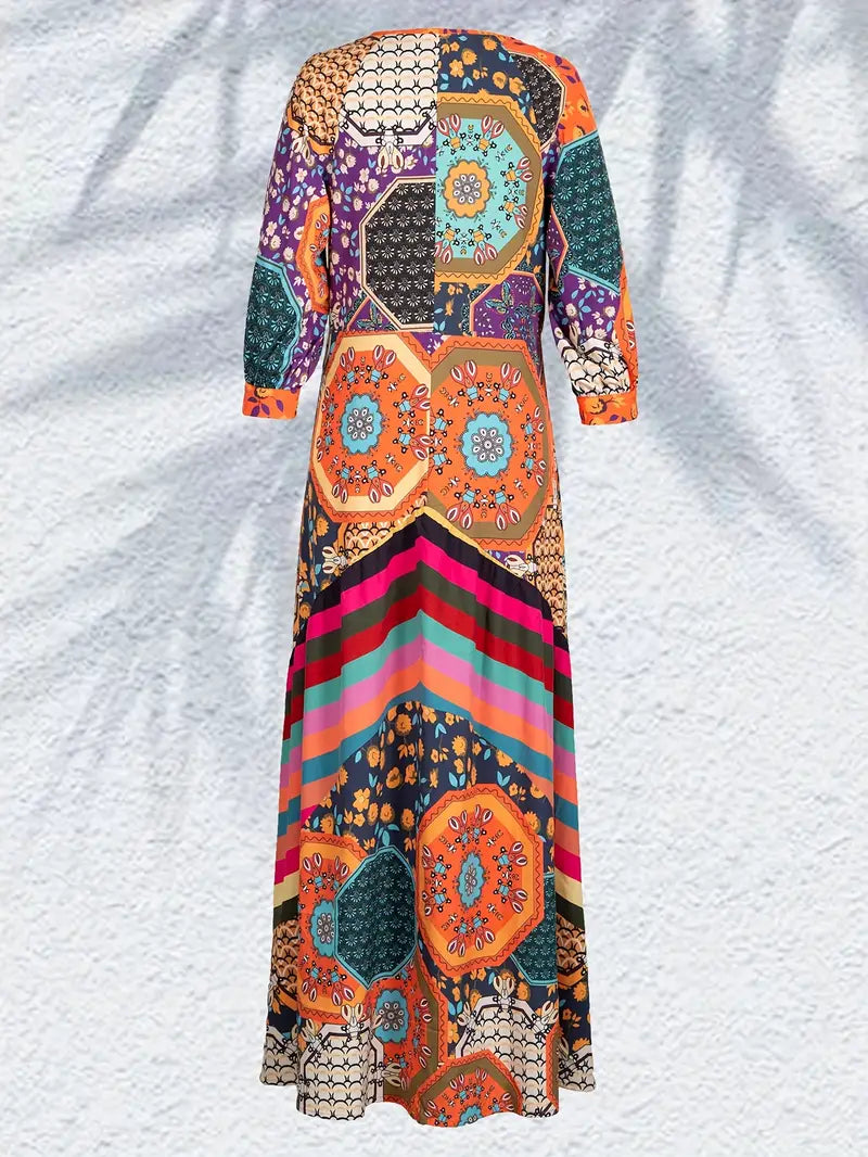 Boho Zomer Maxi-jurk voor Vrouwen