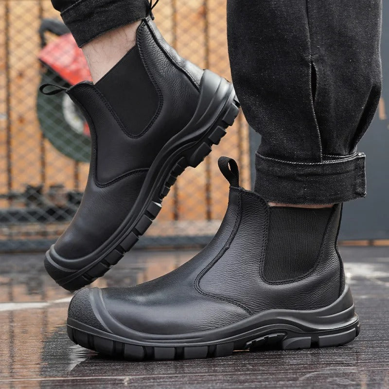 Leren Schoenen Met Stalen Neus Voor Mannen