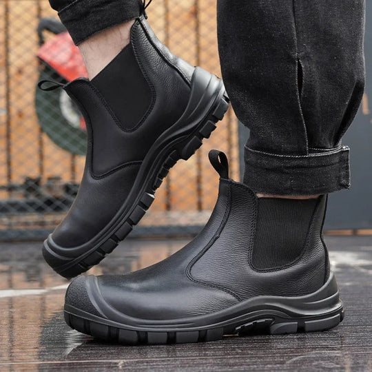 Leren Schoenen Met Stalen Neus Voor Mannen