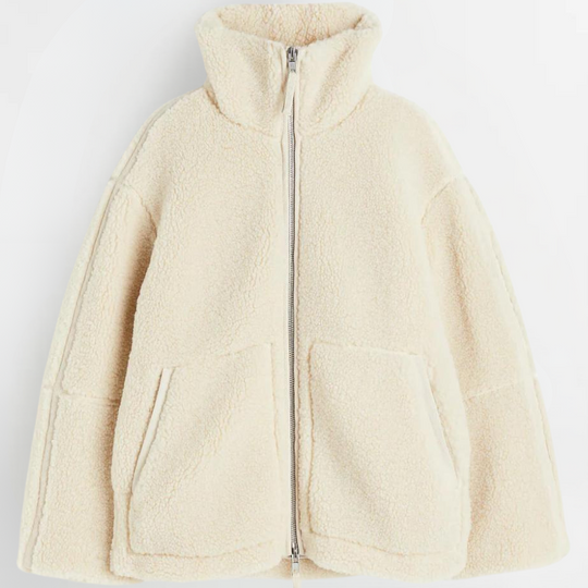 Chique Oversized Teddy Jas voor Vrouwen