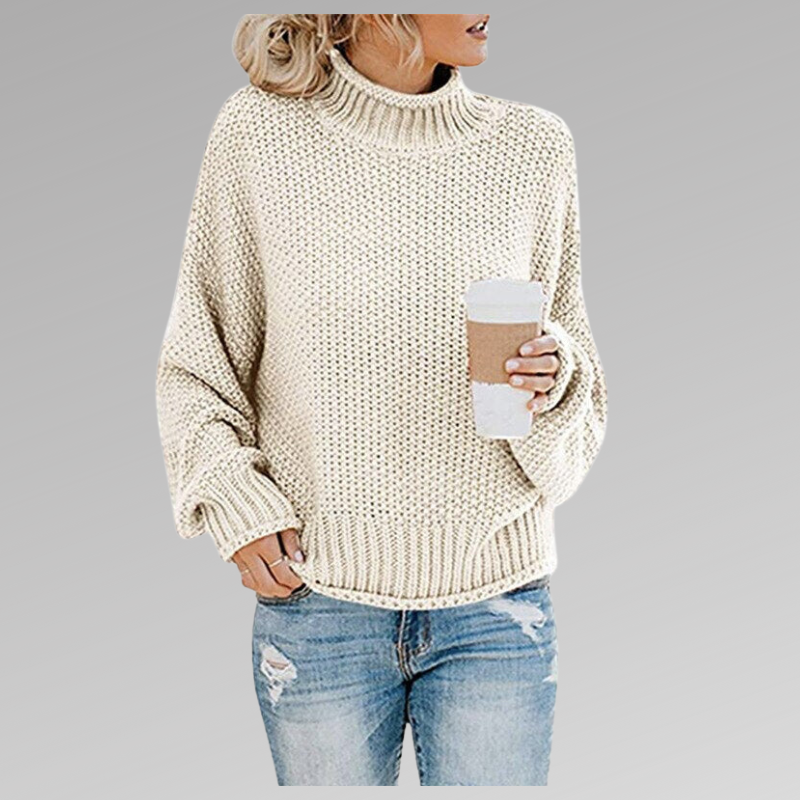 Casual Gebreide Coltrui voor Vrouwen