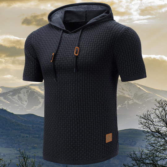 Korte Mouwen Hoodie voor Mannen