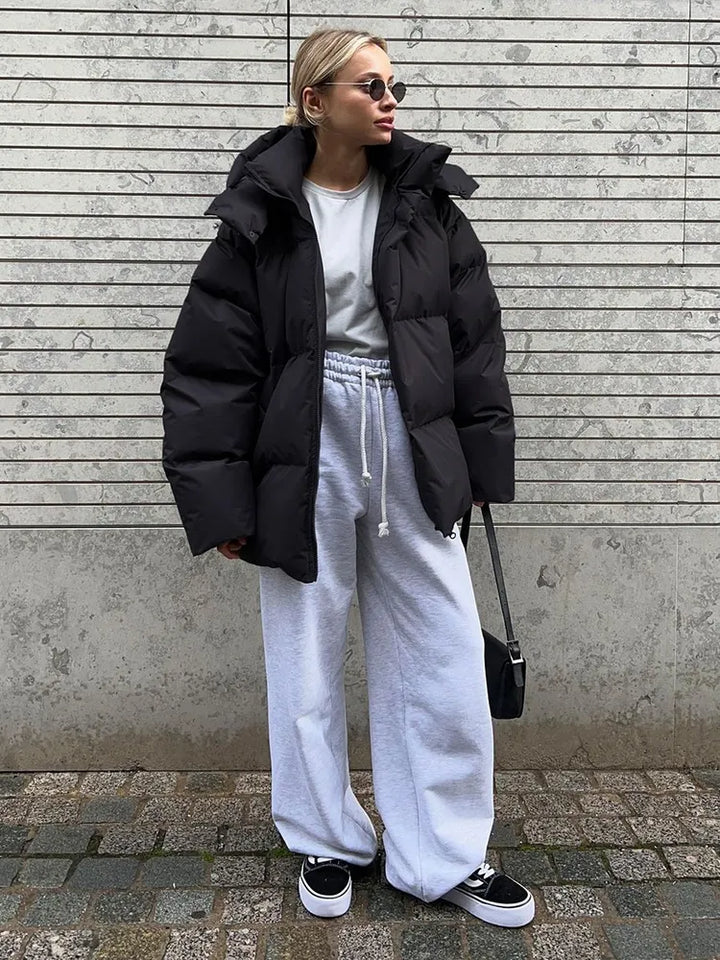 Trendy Oversized Donsjas voor Vrouwen