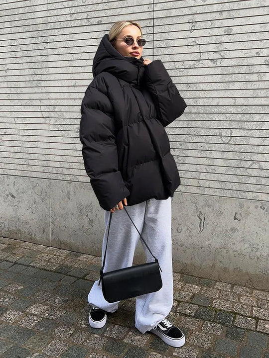Trendy Oversized Donsjas voor Vrouwen