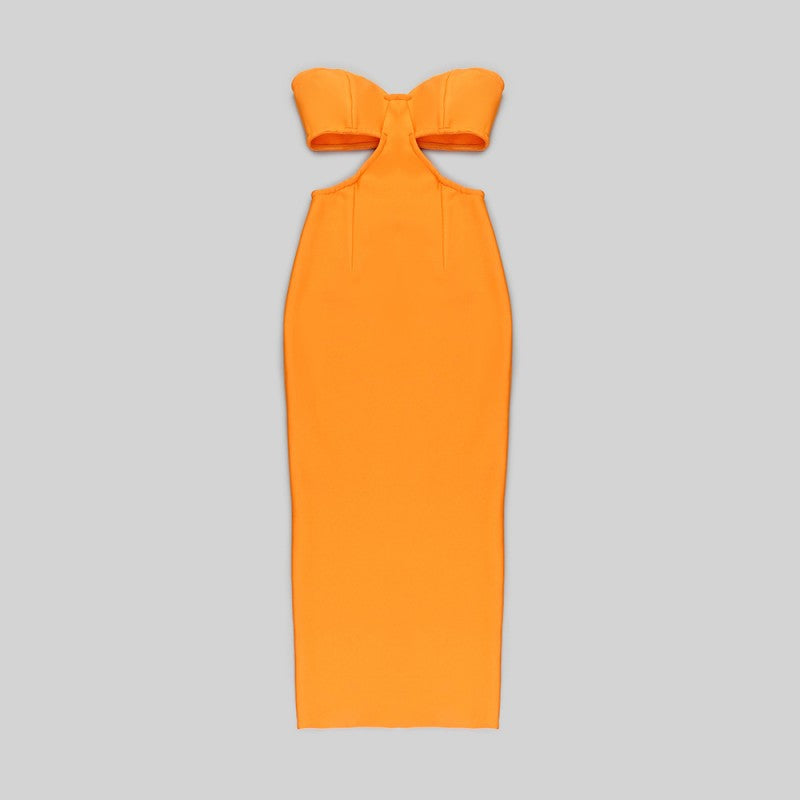 Off-Shoulder Tube Tijdloze Lange Jurk voor Vrouwen