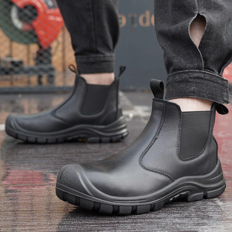 Leren Schoenen Met Stalen Neus Voor Mannen