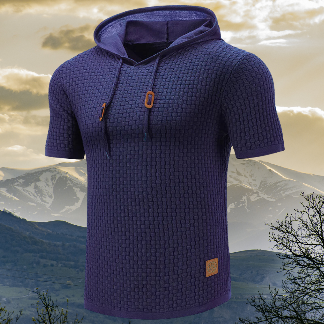 Korte Mouwen Hoodie voor Mannen