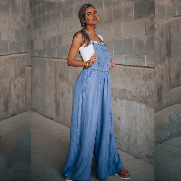 Denim Jumpsuit voor Vrouwen