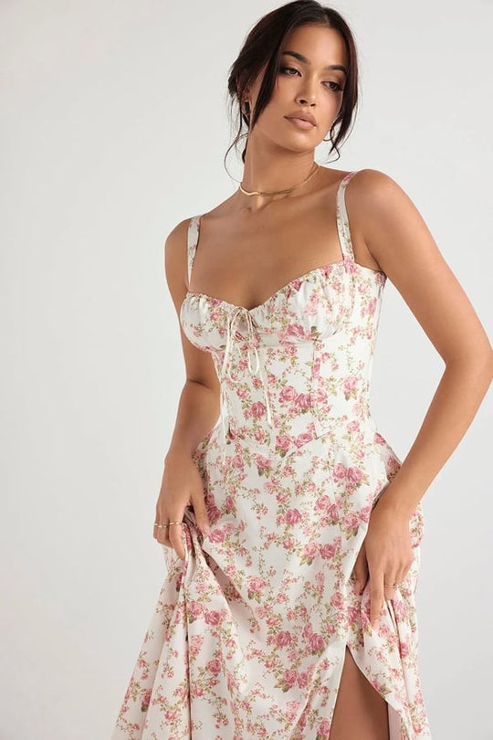 Elegante Zomerjurk met Bloemenprint voor Vrouwen