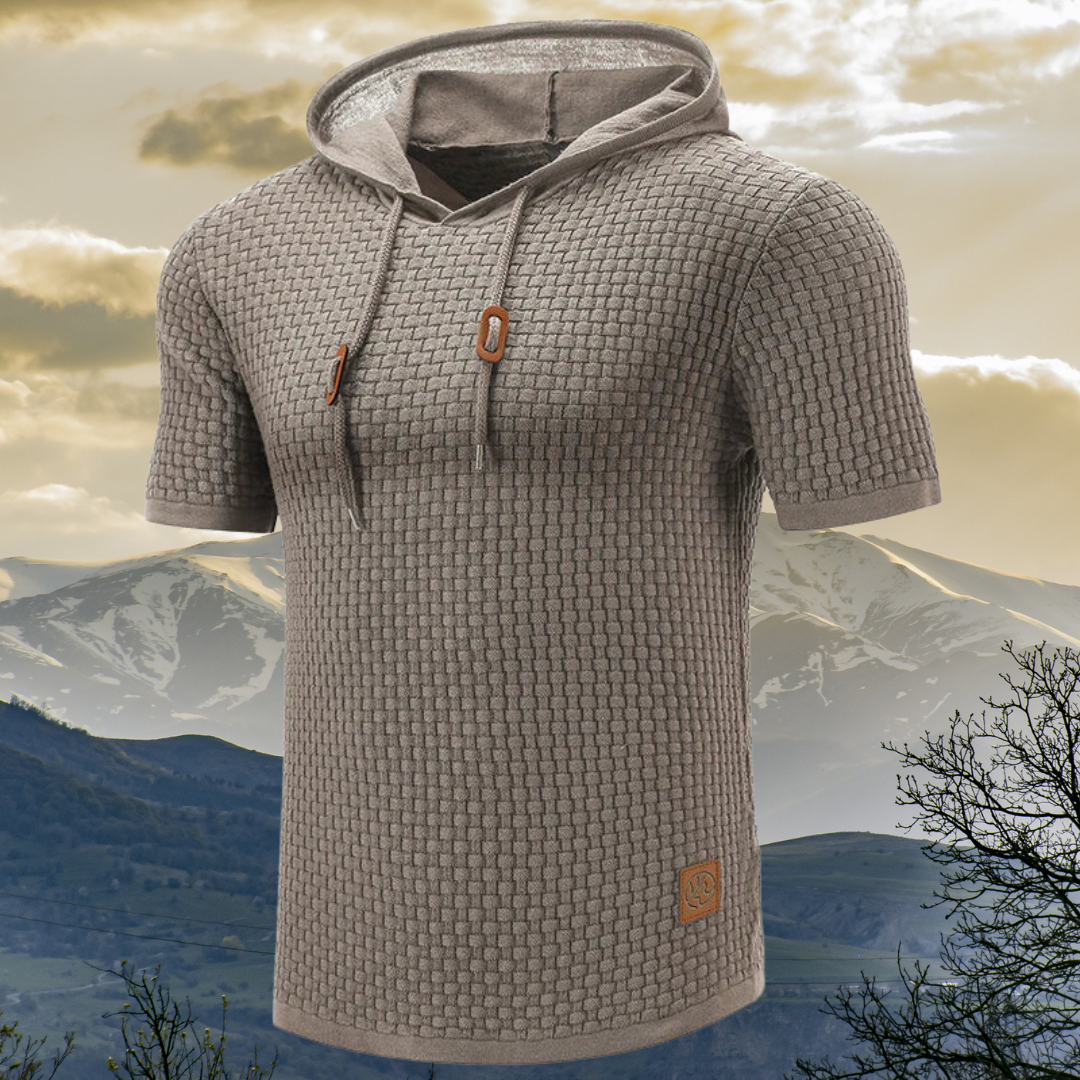 Korte Mouwen Hoodie voor Mannen