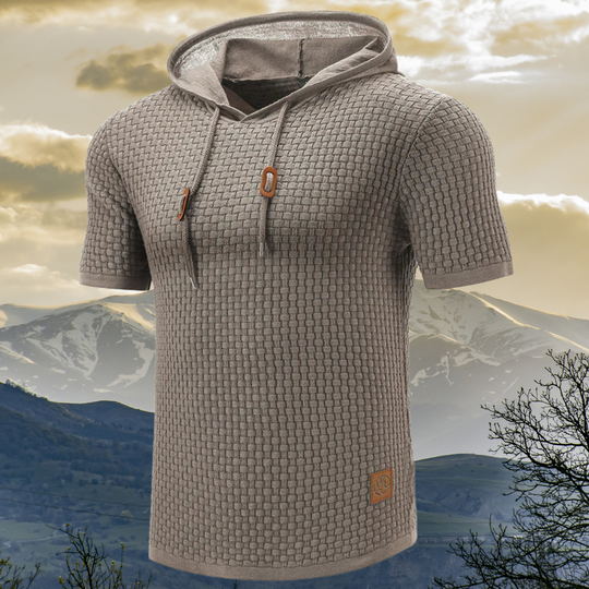 Korte Mouwen Hoodie voor Mannen