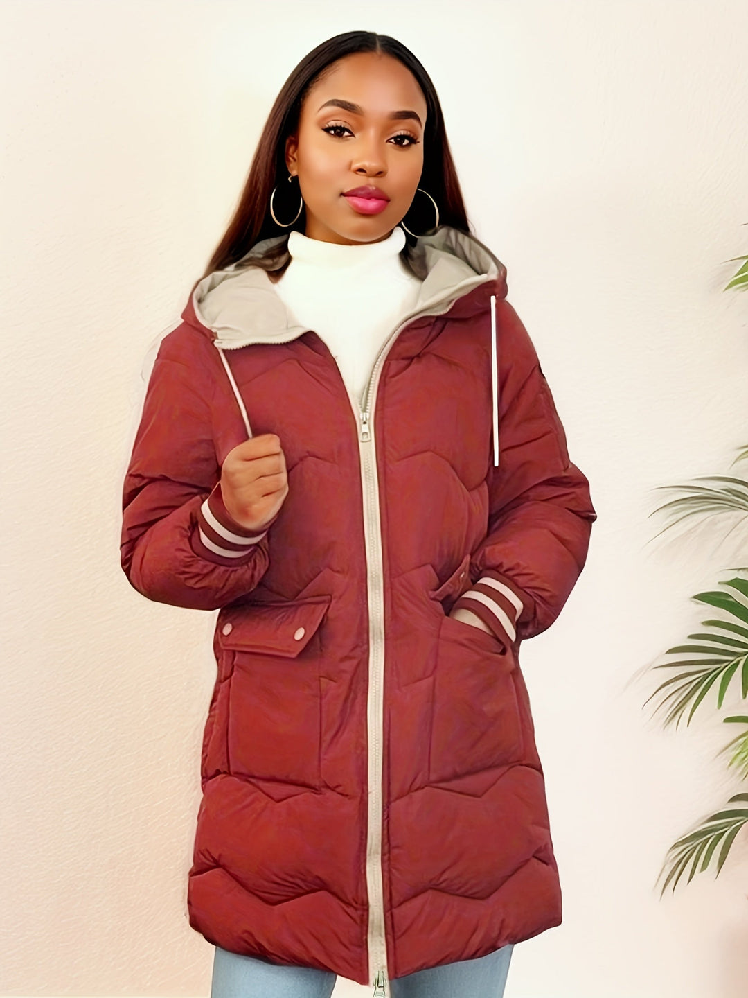 Warme Winter Pufferjas voor Vrouwen