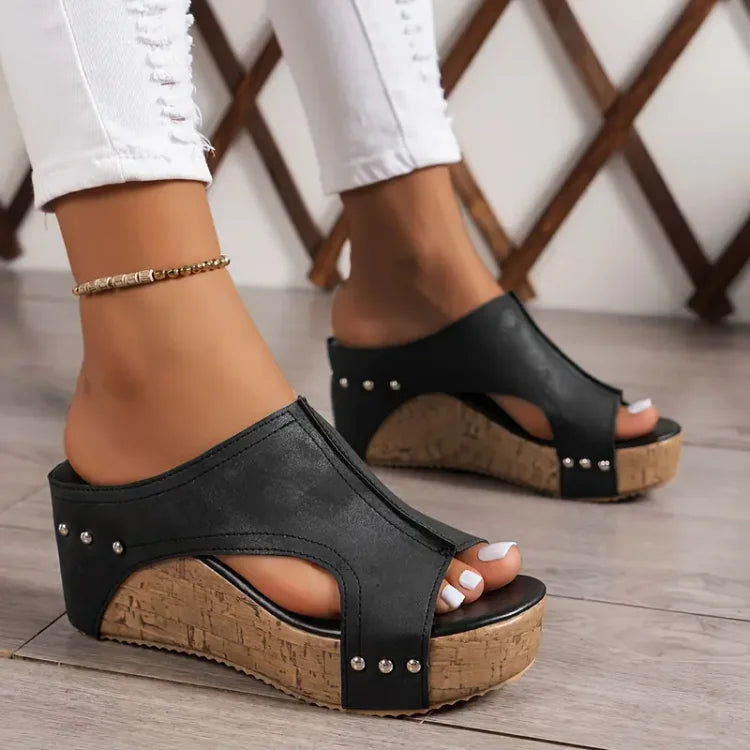 Chique Open-Teen Sandalen voor Vrouwen